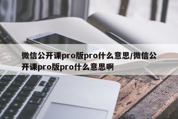 微信公开课pro版pro什么意思/微信公开课pro版pro什么意思啊